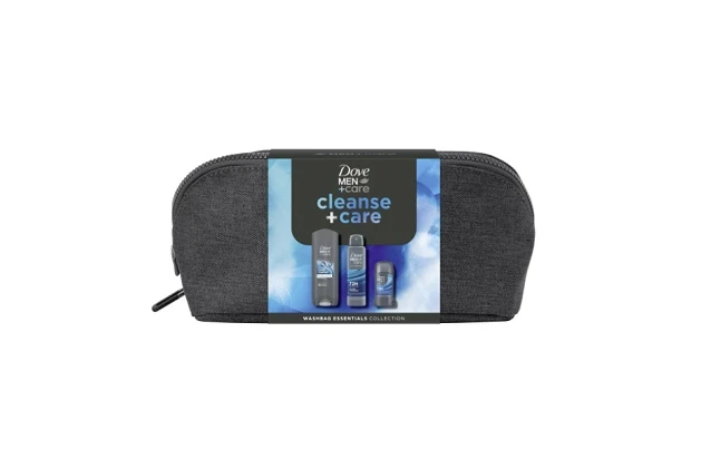 DOVE BORSETA CADOU ( SG 250ML + DEO 150ML + STICK 50ML ) MEN CARE CLEANSE 